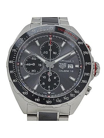 TAG Heuer TAG Heuer Formula 1 CAZ2012 BA0876 Men's Watch, Brand Name, Caliber 16, Date, Automatic Movement, Stainless Steel (SS), Silver/Gray (view 2)