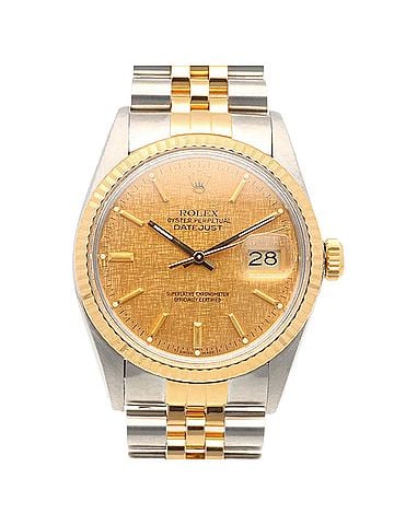 Rolex Rolex Datejust Oyster Perpetual Wristwatch, Stainless Steel, 16013, Automatic Winding, Overhauled, Polished, Serial Number 90, Men's, ROLEX Mosaic Tritium (view 1)