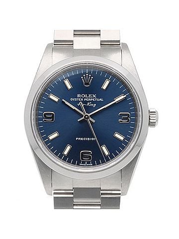Rolex Rolex Air-King Oyster Perpetual Watch, Stainless Steel, 14000 Series, Automatic Winding, Overhauled, Polished, F-serial Number, Men's Watch. (view 1)