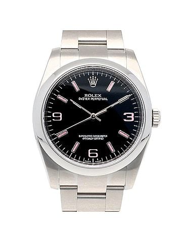 Rolex Rolex Oyster Perpetual Watch, Stainless Steel, 116000, Automatic Winding, Overhauled, Polished, Random Serial Number (Manufactured after 2010), Men's, Pink Indices (view 1)