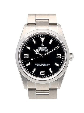 Rolex Rolex Explorer Oyster Perpetual Watch, Stainless Steel, 114270, Automatic Winding, Overhauled, Polished, K-serial number, Men's. (view 1)