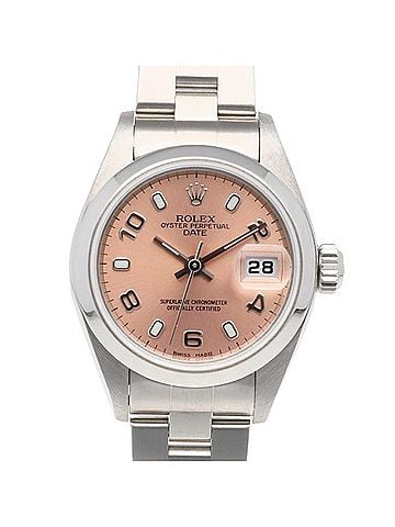 Rolex Rolex Date Oyster Perpetual Watch, Stainless Steel, Automatic, Ladies' Watch (view 1)