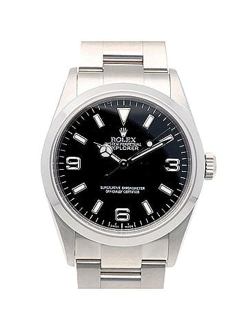 Rolex Rolex Explorer Oyster Perpetual Watch, Stainless Steel, 114270, Automatic Winding, Overhauled, Polished, D-serial number, Men's. (view 1)