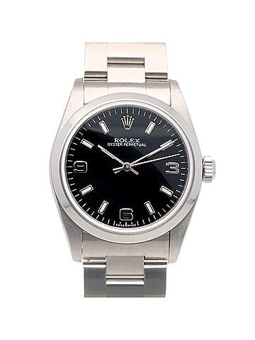 Rolex Rolex Oyster Perpetual Watch, Stainless Steel, 77080, Automatic Winding, Overhauled, Polished, K-serial number, Men's/Women's. (view 1)