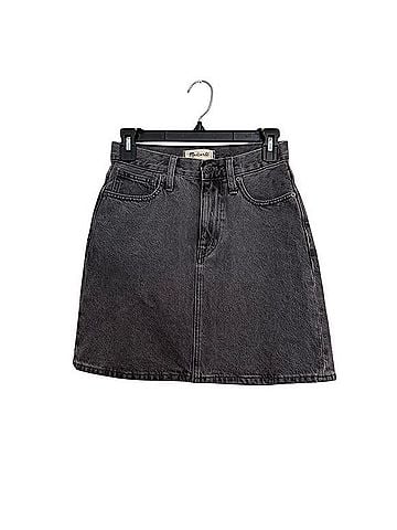 Madewell Denim High-Waist Straight Mini Skirt Denim Skirt (view 1)