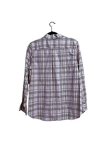 Garnet Hill Plaid Organic Pima Cotton Top Long Sleeve Button-Down Shirt (view 2)