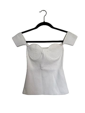 Helmut Lang Contour Top Short Sleeve Blouse (view 1)