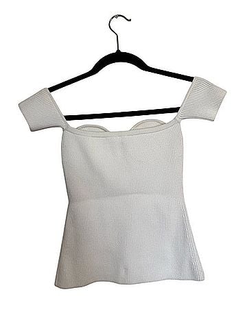 Helmut Lang Contour Top Short Sleeve Blouse (view 2)