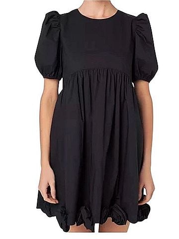 English Factory poplin corsage dress Casual Dress (view 1)