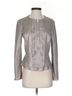 Marc Cain 100% Polyester Metallic Silver Marciano Jacket Size 8 - photo 1