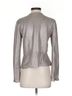 Marc Cain 100% Polyester Metallic Silver Marciano Jacket Size 8 - photo 2
