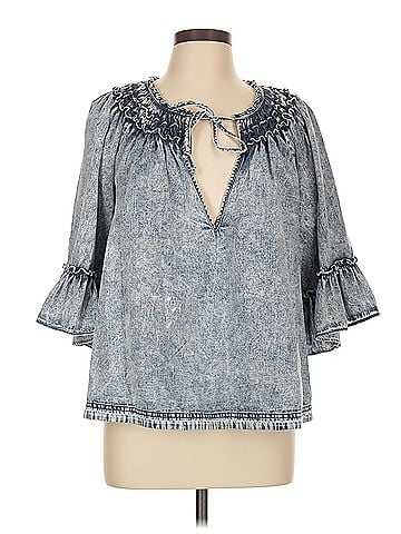 Free People Free People 3/4 Sleeve Blouse (view 1)