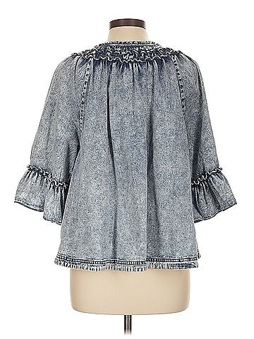 Free People Free People 3/4 Sleeve Blouse (view 2)