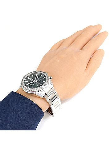 TAG Heuer TAG Heuer Carrera Calibre 02 Watch, Stainless Steel, CBN2A10, Automatic Winding, Overhauled, Polished, Men's, Chronograph (view 2)