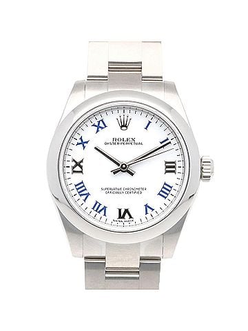 Rolex Rolex Oyster Perpetual Watch, Stainless Steel, 177200, Automatic Winding, Overhauled, Polished, Random Serial Number (Manufactured after 2010), Men's/Women's, ROLEX, Roman Numerals (view 1)