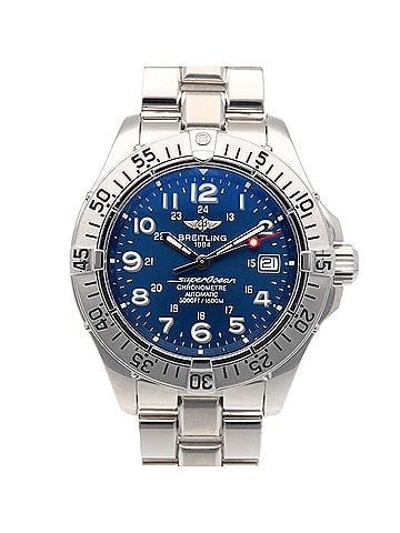 Breitling Breitling Superocean Wristwatch, Stainless Steel A183C89PFA, Automatic Winding, Overhauled and Polished, Men's, BREITLING, Item with Minor flaws, Not Waterproof (view 1)
