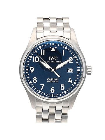 IWC Schaffhausen IWC Schaffhausen Pilot's Watch Mark 18 Wristwatch, Stainless Steel, IW327016, Automatic Winding, Overhauled, Polished, Men's Watch. (view 1)