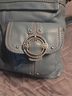 Stone Mountain 100% Leather Solid Blue Shoulder Bag One size - photo 6