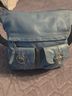 Stone Mountain 100% Leather Solid Blue Shoulder Bag One size - photo 4