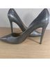 Diane von Furstenberg Animal Print Black Silver Heels Size 10 - photo 11