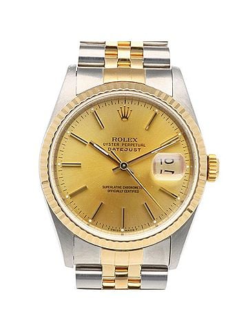 Rolex Rolex Datejust Oyster Perpetual Wristwatch, Stainless Steel, 16233, Automatic Winding, Overhauled, Polished, E-serial Number, Men's. (view 1)