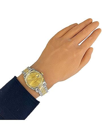 Rolex Rolex Datejust Oyster Perpetual Wristwatch, Stainless Steel, 16233, Automatic Winding, Overhauled, Polished, E-serial Number, Men's. (view 2)