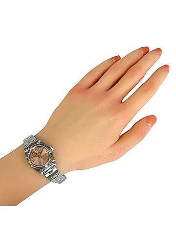 Rolex Rolex Oyster Perpetual Watch, Stainless Steel, 76080, Automatic Winding, Overhauled, Polished, P-serial Number, Ladies', ROLEX, Arabic Numerals (view 2)