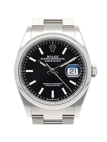 Rolex Rolex Datejust Oyster Perpetual Watch, Stainless Steel, 126200, Automatic Winding, Overhauled, Polished, Random Serial Number (Manufactured after 2010), Men's ROLEX (view 1)
