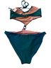 Venus Teal Pink One Piece Swimsuit Size 14 - photo 2