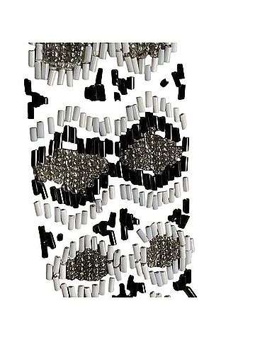 Hale Bob Beaded Snake Print Accent Dress Casual Dress (view 2)
