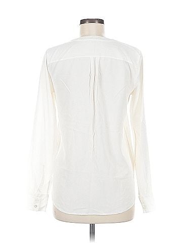 J.Crew J.Crew Long Sleeve Silk Top (view 2)