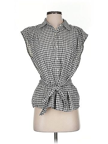 Max Studio Max Studio Sleeveless Button Down Shirt (view 1)