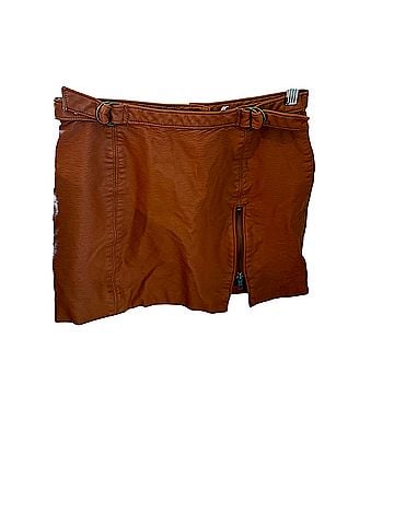 Free People Faux Leather Skirt (view 1)