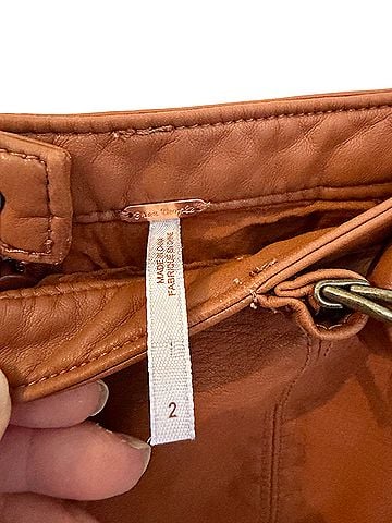 Free People Faux Leather Skirt (view 2)