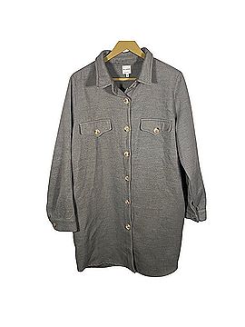 Ellison Longline Shirt Jacket Shacket Jacket (view 2)