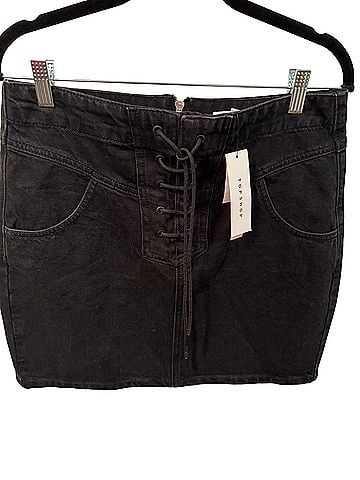 Topshop Denim Skirt (view 1)