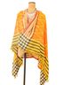 Free People 100% Cotton Floral Stripes Multi Color Orange Yellow Green Wrap One size - photo 1