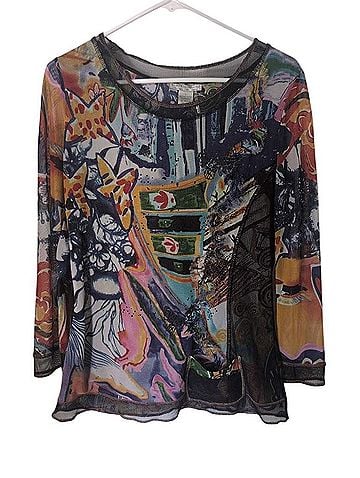 Alberto Makali Long Sleeve Blouse (view 1)