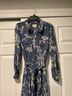 Sézane Floral Blue Active Dress Size L - photo 5