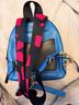 Marc Jacobs Pink Blue Yellow Black Purple Leather Backpack One size - photo 4
