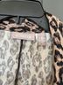 Chico's 100% Polyester Animal Print Multi Color Jacket Size L - photo 3