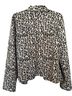 Chico's 100% Polyester Animal Print Multi Color Jacket Size L - photo 2
