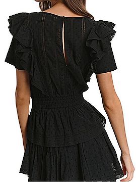 LoveShackFancy Natasha Heritage Mini Dress Casual Dress (view 2)
