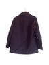 Coat's 100% Wool Solid Black Wool Coat Size L - photo 2