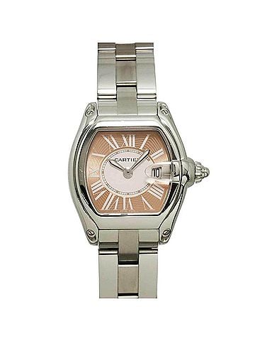 Cartier Cartier Roadster SM W62054V3 Ladies' Watch, Date, Pink, Quartz Watch (view 1)