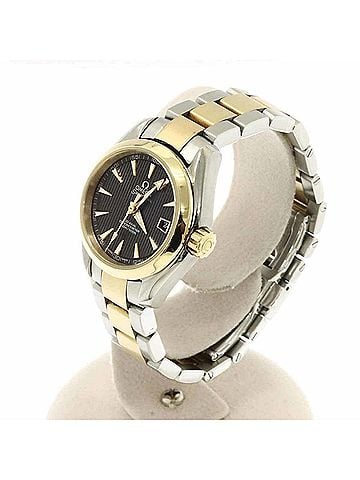 Omega Omega Seamaster Aqua Terra Two-Tone 231 20 30 06 002 Ladies' Watch Date Gray YG Automatic (view 2)