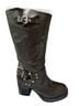 Schutz Kiara Leather Harness Biker Boots - photo 1