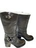 Schutz Kiara Leather Harness Biker Boots - photo 4