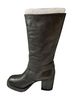 Schutz Kiara Leather Harness Biker Boots - photo 8
