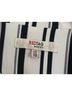 Red Tag 100% Polyester Stripes Black White Blazer Size 10 - photo 3